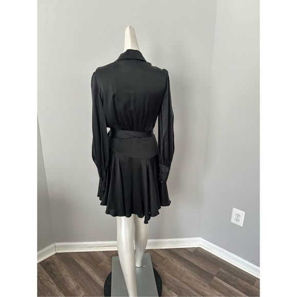 Zimmermann Silk Wrap Mini Dress - Picture 9 of 12